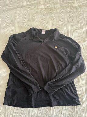Brooks Brothers Men’s Black Long-Sleeve Polo